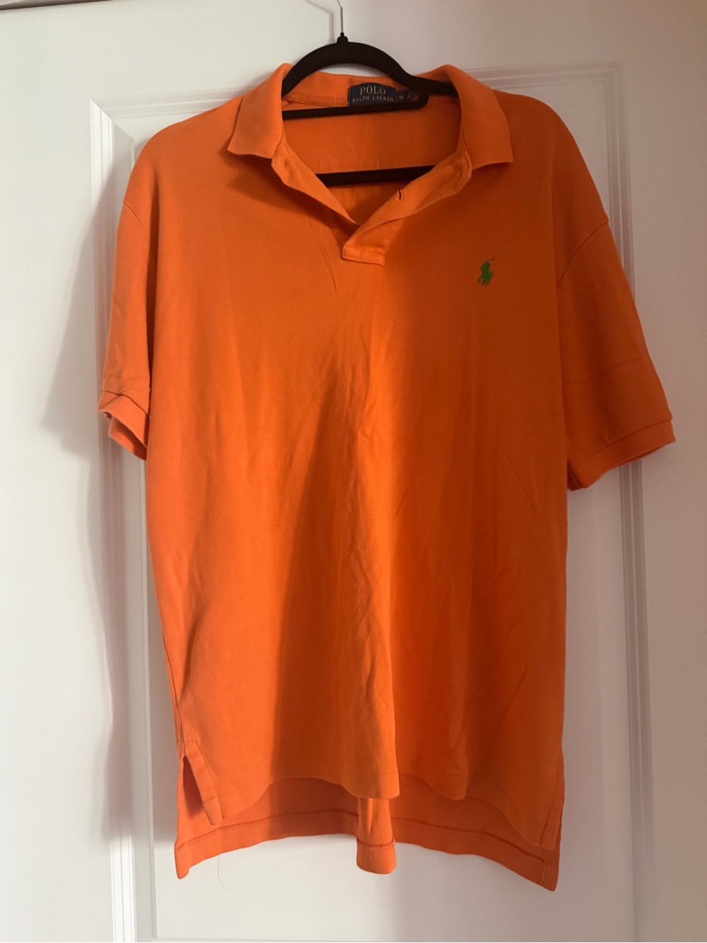 Polo Ralph Lauren The Iconic Mesh Polo Shirt Orange Polo pumpkin fall color M42